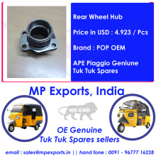 Ape Piaggio Tuk Tuk Spares Rear Wheel Hub